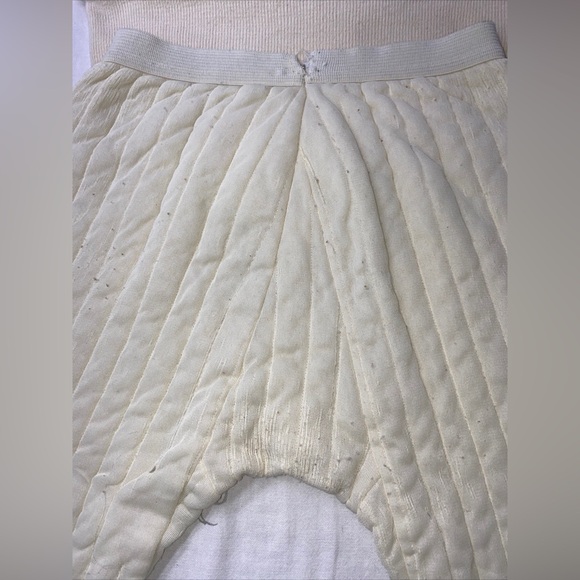 Vintage 1960s IC Penny Pullover
Thermal Insulated Crewneck Top
&Bottom Small - Picture 7 of 10